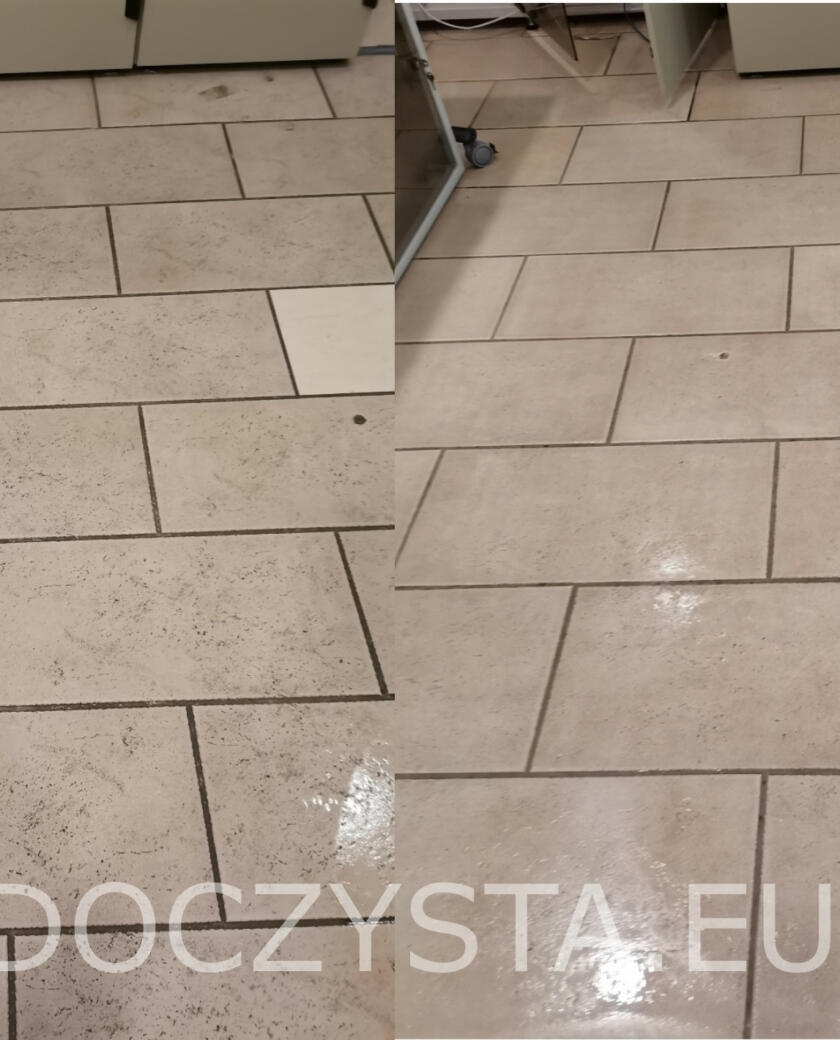 czyszczenie płytek podłogowych