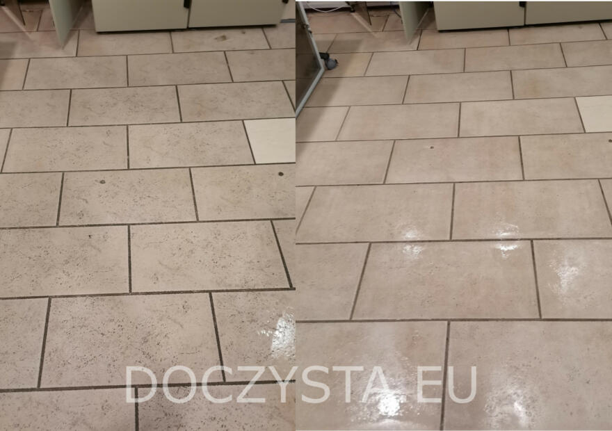 czyszczenie płytek podłogowych